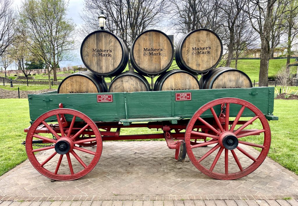 barrels at Maker's Mark